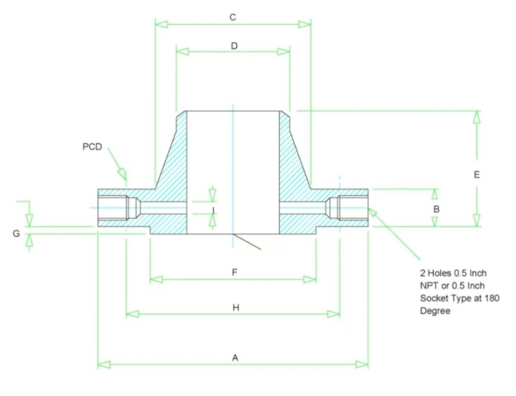 Stainless Steel Orifice Flange 6804